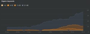 organic keyword growth